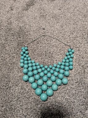Source Unknown Turquoise Bib Necklace